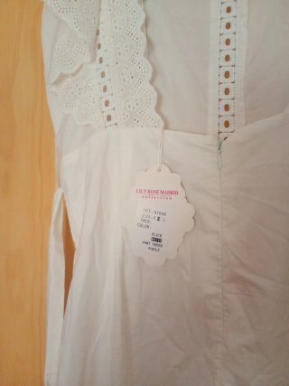 Mono Ibicenco Blanco Talla Única Nuevo