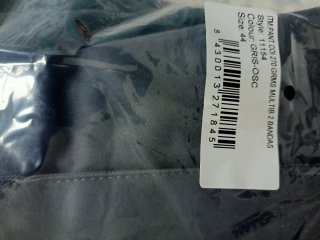 Pantalón de trabajo gris con reflectantes