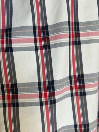 Camisa Quebramar Cuadros Rojo y Blanco