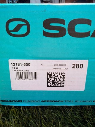 Botas Esquí Scarpa F1 XT Carbon-Azure