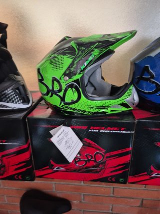 Casco Moto Cross Infantil Bro