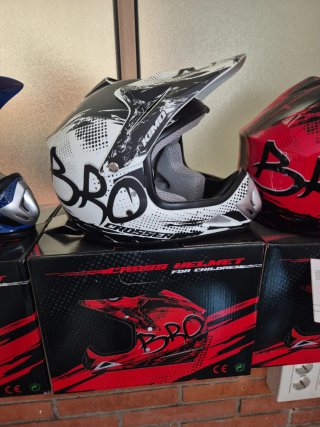Casco Moto Cross Infantil Bro