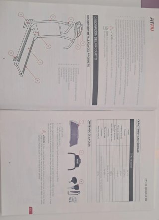 Cinta de correr plegable