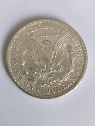 Dólar Morgan 1921 Plata