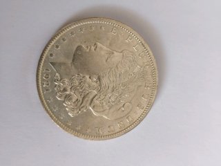 Dólar Morgan 1921 Plata