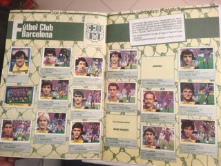 Álbum Liga 87-88 Fútbol Cromos Adhesivos