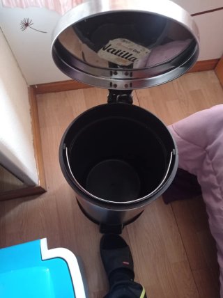 Cubo basura acero inoxidable