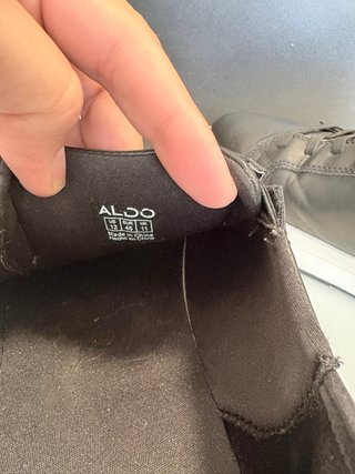 Zapatillas Aldo Piel Negra Talla 45