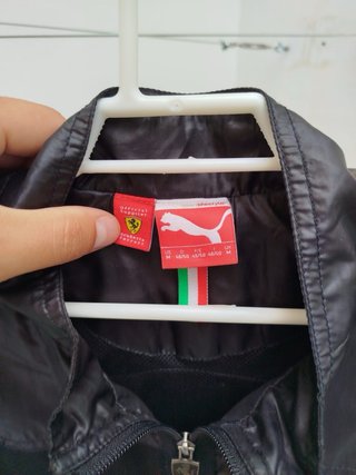 Chaqueta Ferrari x Puma Negra Original
