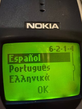 Nokia 3310 Menu In Italiano Spagnolo Portoghese