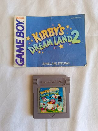 Kirby's Dream Land 2 - Game Boy Manual y Cartucho