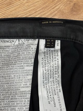 Pantalones negros Massimo Dutti elásticos