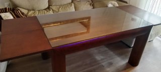 Mesa de salón madera extensible