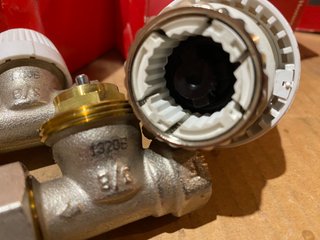 Lote 4 Válvulas Honeywell + Cabezales Termostático