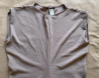 Vestido largo Zara morado Talla S