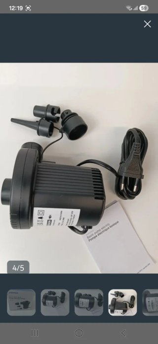 Inflador eléctrico Decathlon Quechua