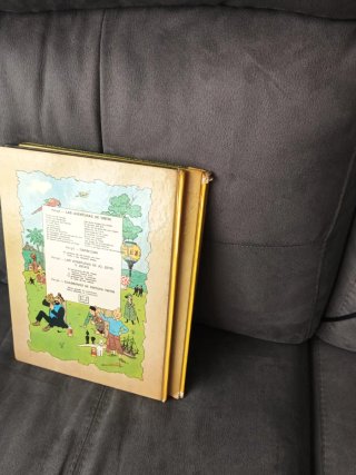 2 comics Tintín -Herge