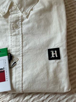 Camisa Tommy Hilfiger Lewis Hamilton Blanca