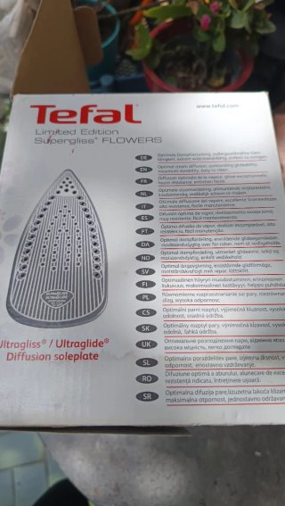 Plancha Tefal Supergliss Flowers Edición Limitada