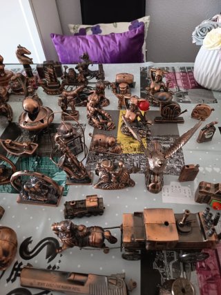 Colección encendedores cobre figuras