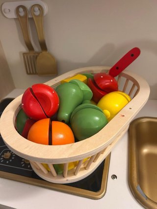 Cocina de juguete con accesorios