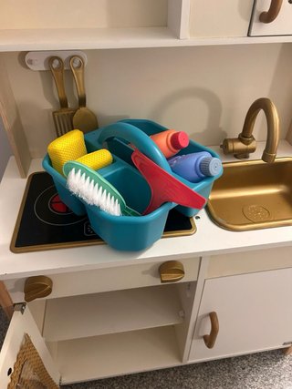 Cocina de juguete con accesorios