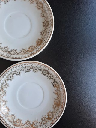 Conjunto 2 Tazas y Platos Santa Clara