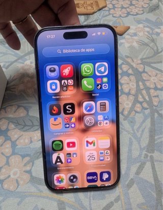 iPhone 14 Pro Gris/Morado