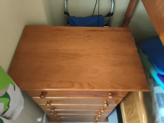 Cómoda de madera 6 cajones