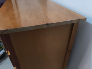 Cómoda de madera 6 cajoned ancho 68 prof 44 alto95