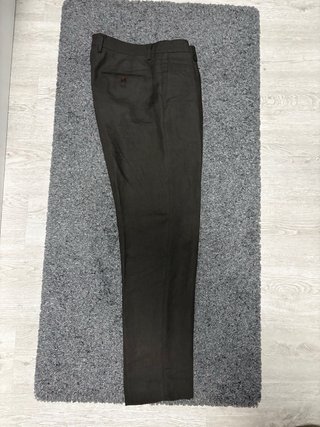 Traje de lino Zara Marrón