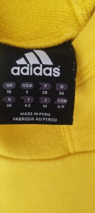 Sudadera Adidas Amarilla Mujer
