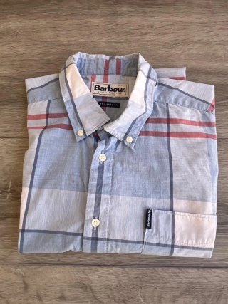 Camisa Barbour Cuadros Manga Corta