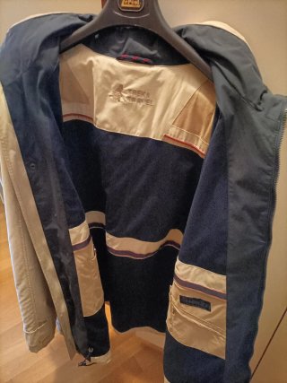 Giacca uomo Sympatex beige tg 56