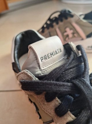 Premiata Scarpe verde oliva e Rosa. Nr 36