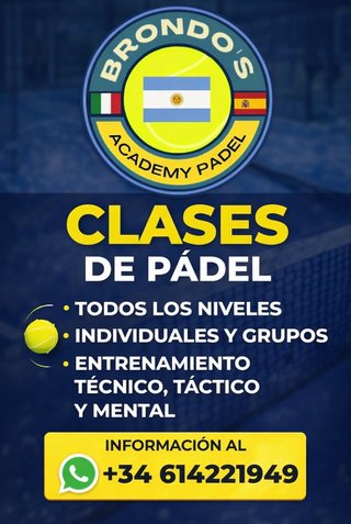 Clases de Pádel todos los niveles.