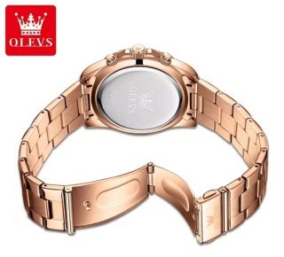 Reloj Olevs Hombre Dorado Multicolor