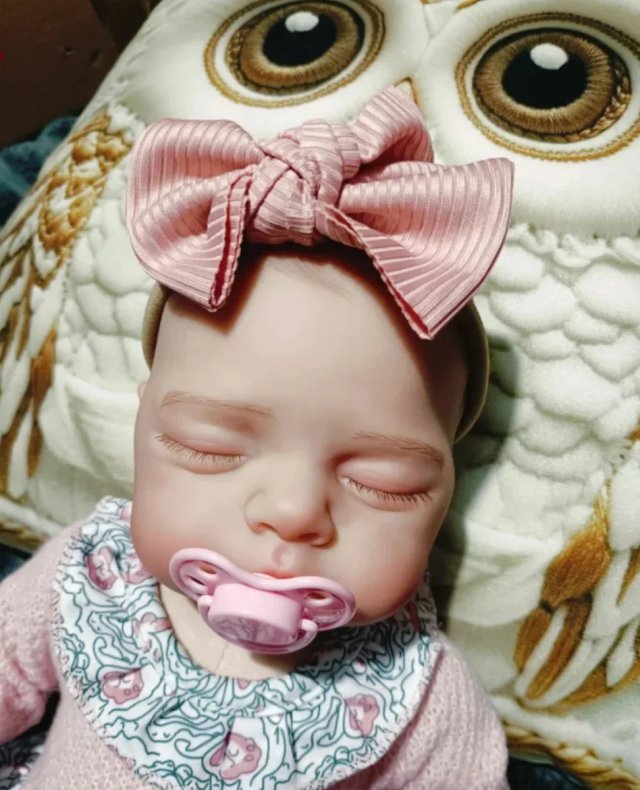 Muñeca Reborn 48 cm Vinilo Tela