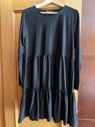Vestido Zara Negro Talla L