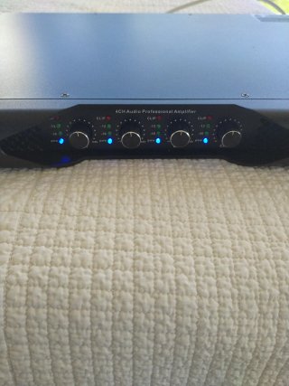 Etapa 4 Canales Clase D 4x1300W Negra