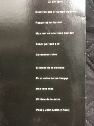 Disco Vinilo Miguel Rios (1986)