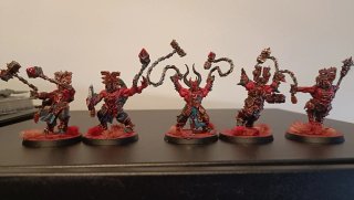 Warhammer Wrathmonguers/Skullreapers (5 figuras)