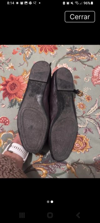 Bailarinas piel Zara
