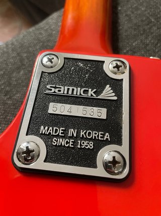 Guitarra Eléctrica Les Paul Samick korea 95’artist