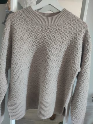 Jersey Sfera punto beige talla M