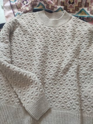 Jersey Sfera punto beige talla M