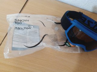 Gafas de Nieve Antivaho Azul talla s-m