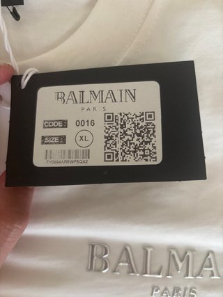 Maglia Balmain bianca bellissima