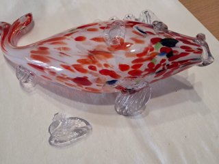 PEZ CRISTAL SOPLADO MURANO