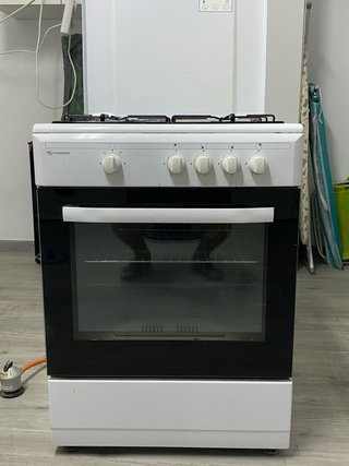 Cocina Gas Horno 4 Fuegos Schneider